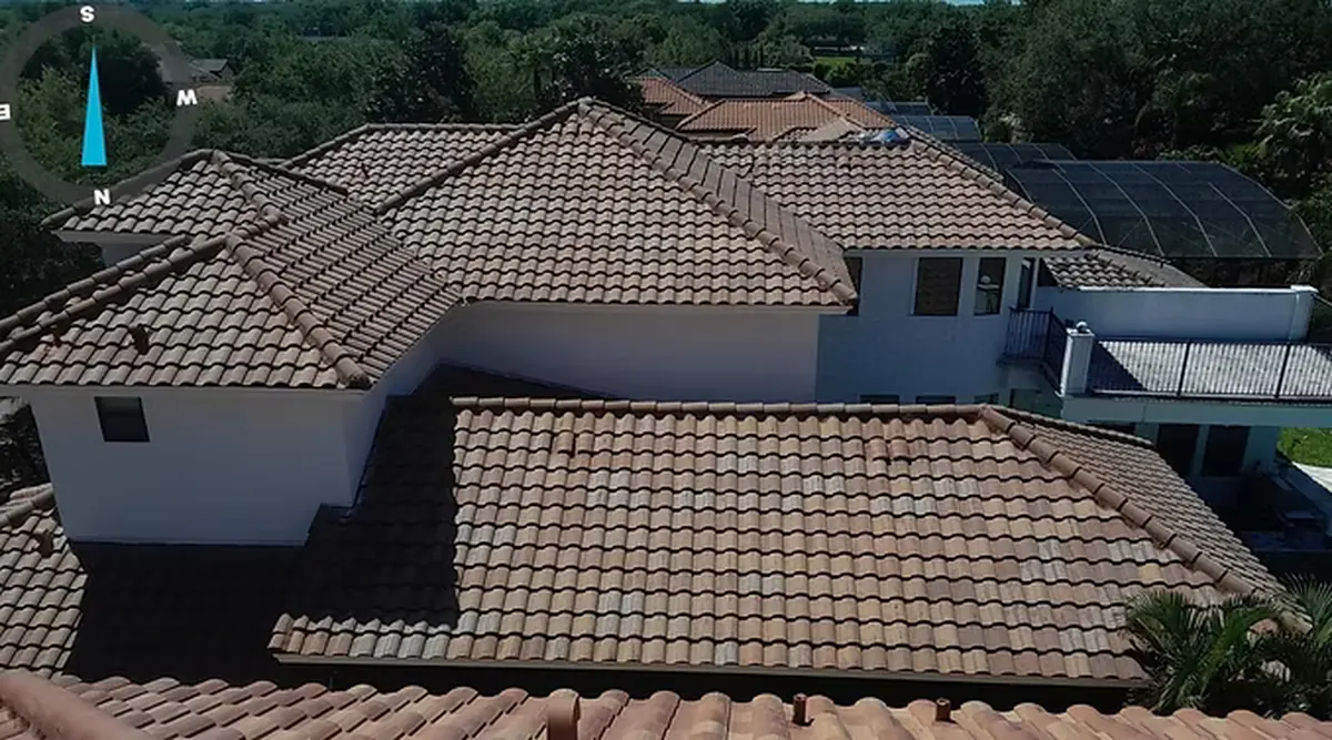 Tile roof on a Windermere, Florida home